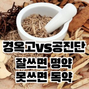 경옥고 공진단 잘쓰면 명약 못쓰면 독약